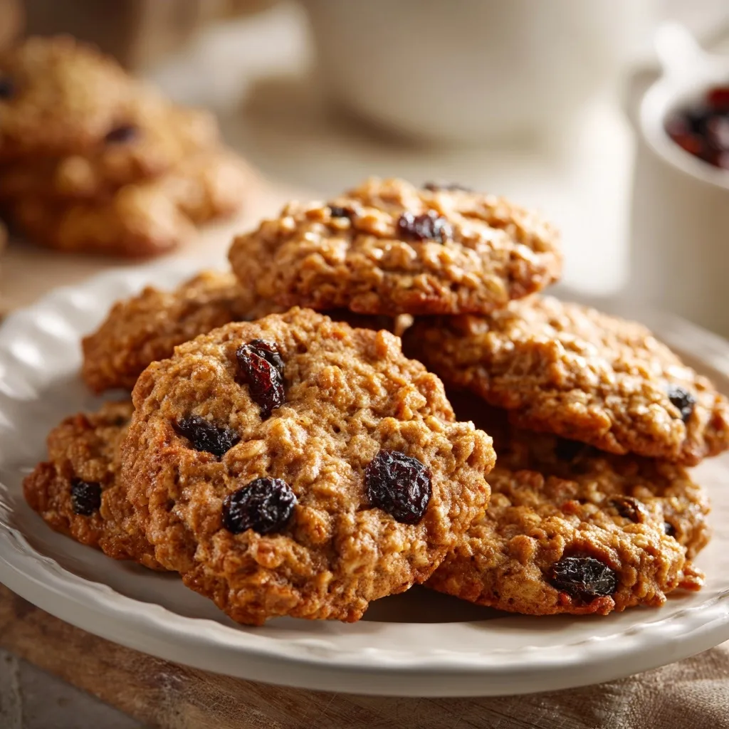 Chewy Oatmeal Raisin Cookies Loaded with Flavor